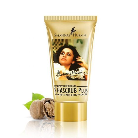 Shahnaz Husain Shascrub Plus Walnut Face & Body Scrub