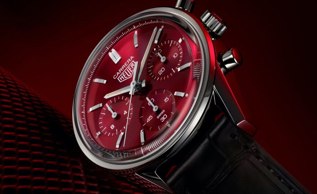 TAG Heuer’s new and exclusive crimson-dial Carrera is bloody beautiful