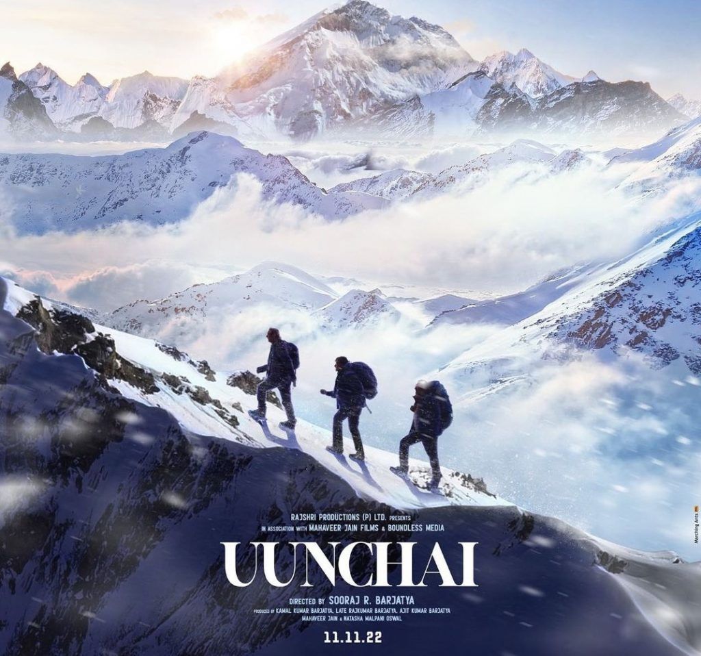 ‘Uunchai’ first look shows Big B, Boman Irani and Anupam Kher trekking together