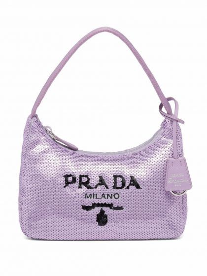 Prada Re-Edition 2000 sequined Re-Nylon bag
