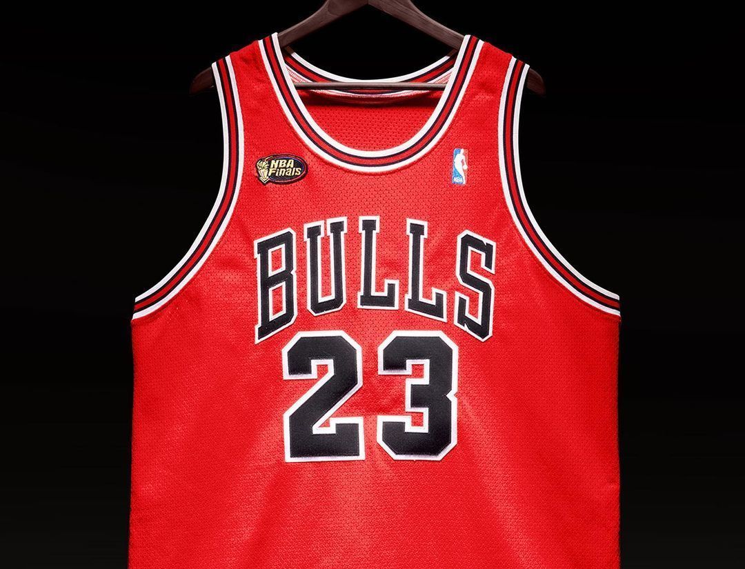 NBA jersey worn by Michael Jordan 