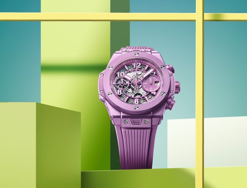 Colourful watch