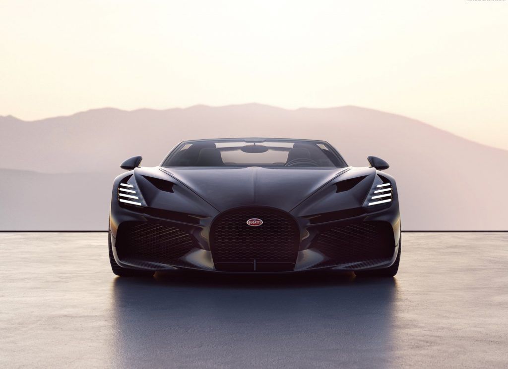 The Bugatti Mistral drives their W-16 legacy into the sunset, all roofless