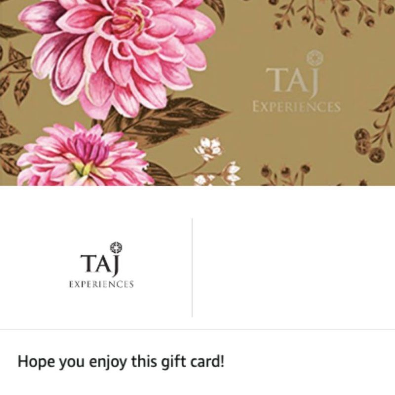 Immerse yourself in unparalleled and timeless luxury with Exclusive. Avail  complimentary Taj Experiences Gift card worth ₹10000 for stays… | Instagram