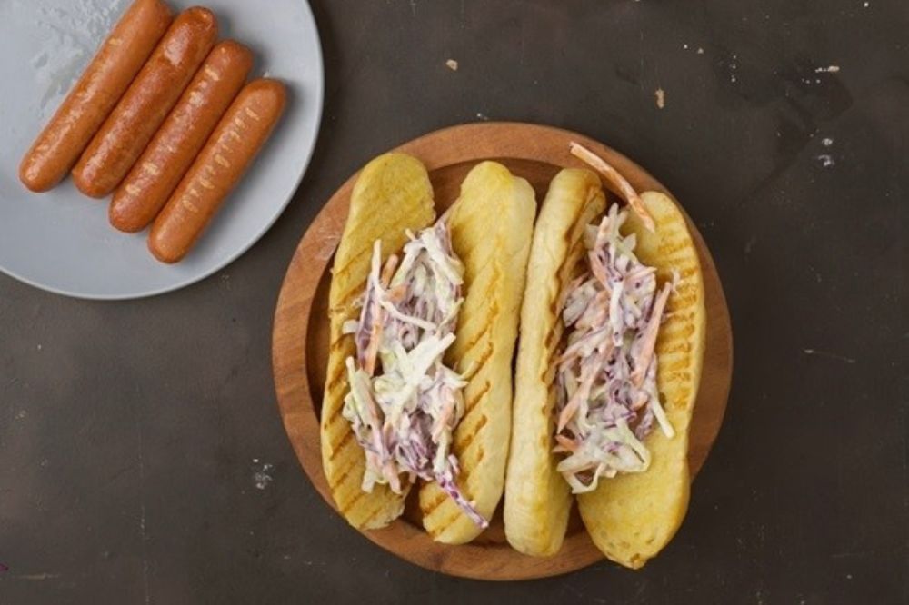 vegan hot dog