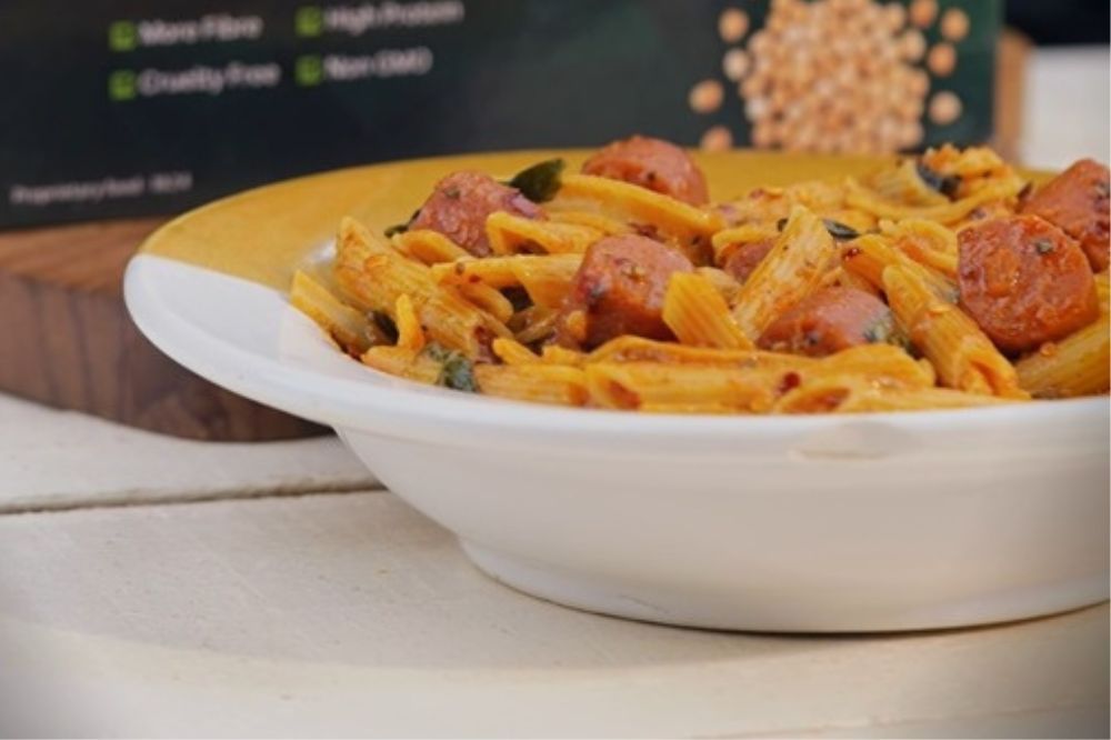 vegan sausage pasta
