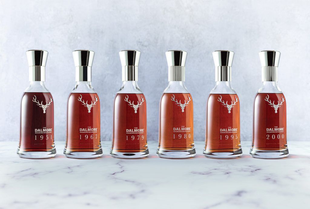 Dalmore Distillery six-bottle scotch