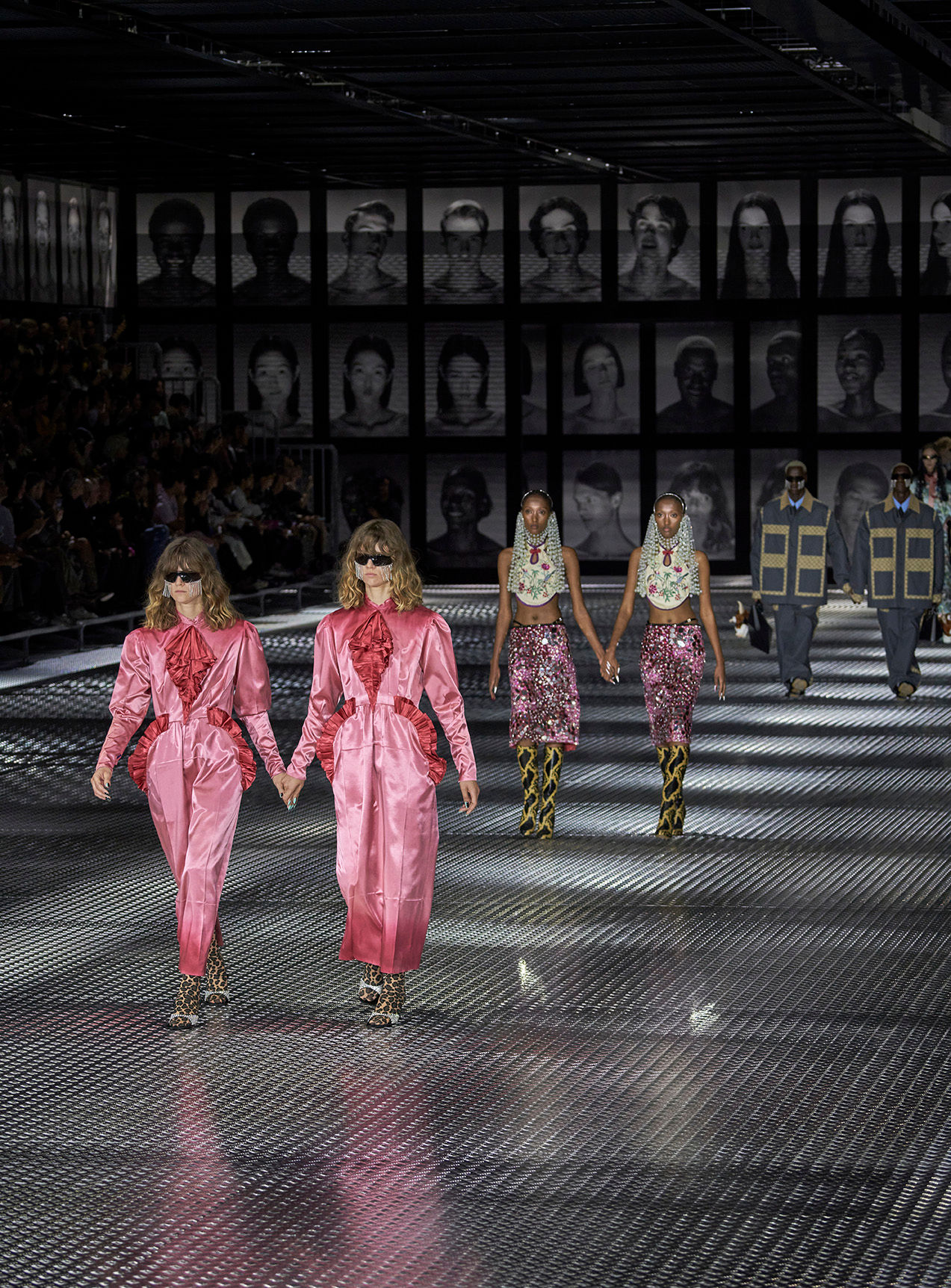 The Gucci Twinsburg show at Milan Fashion Week was inspired by twins
