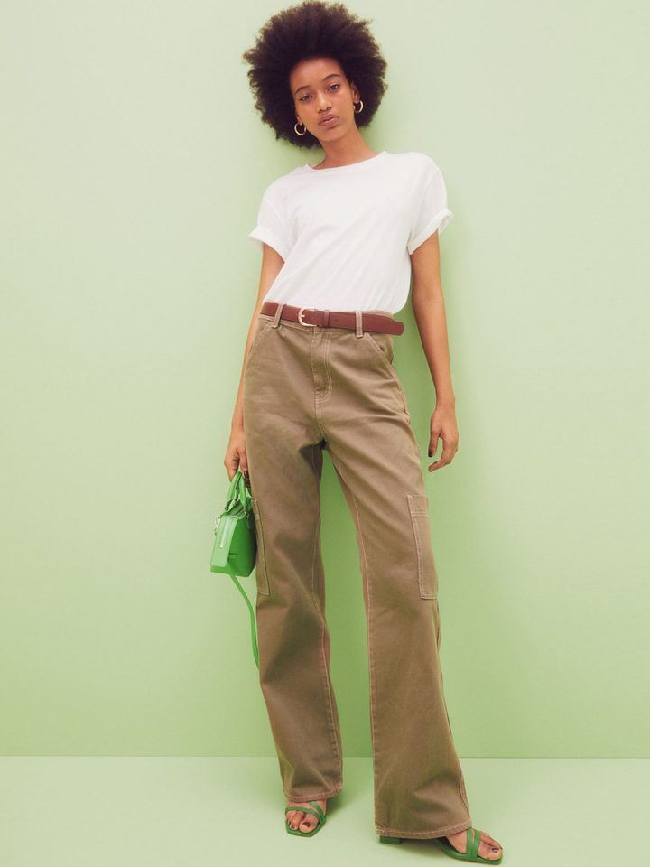Olive Slim Fit Cargo Trousers | New Look