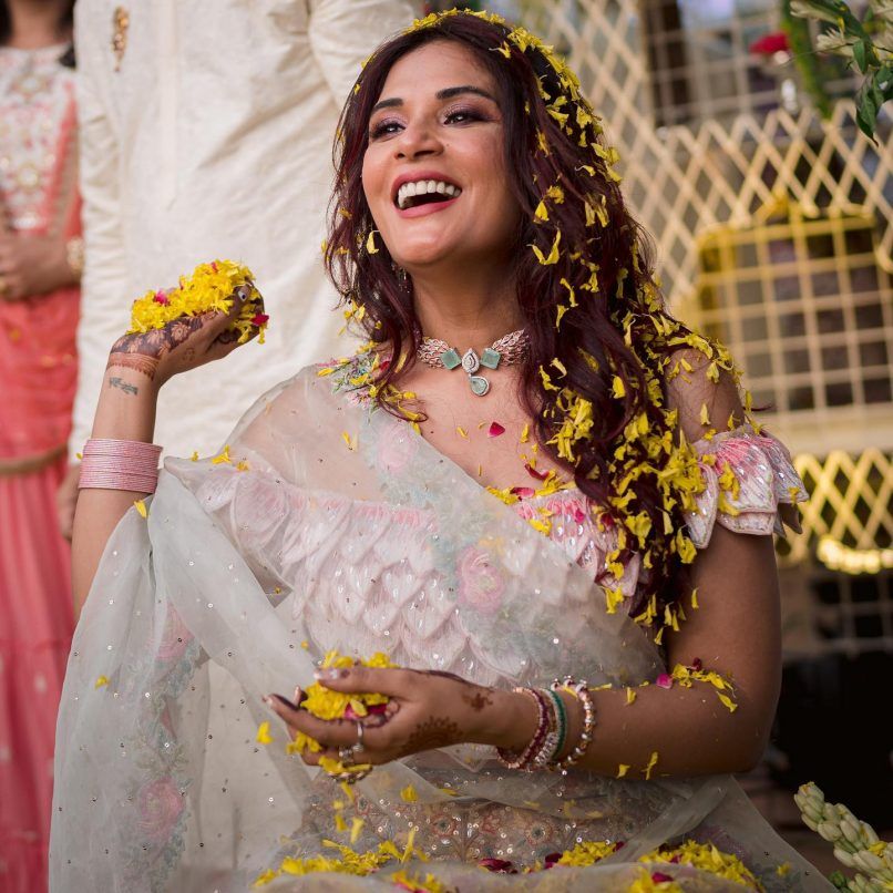 Richa Chadha makes an ethereal bride in her wedding photos to Ali Fazal