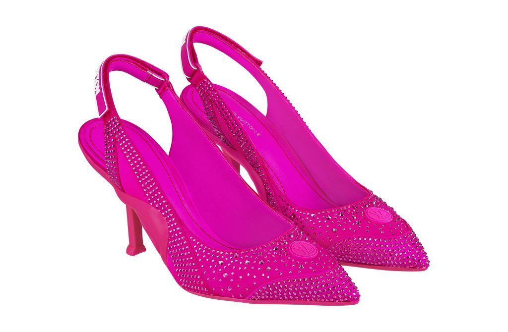 Louis Vuitton 2006 Pink Monogram Heels · INTO
