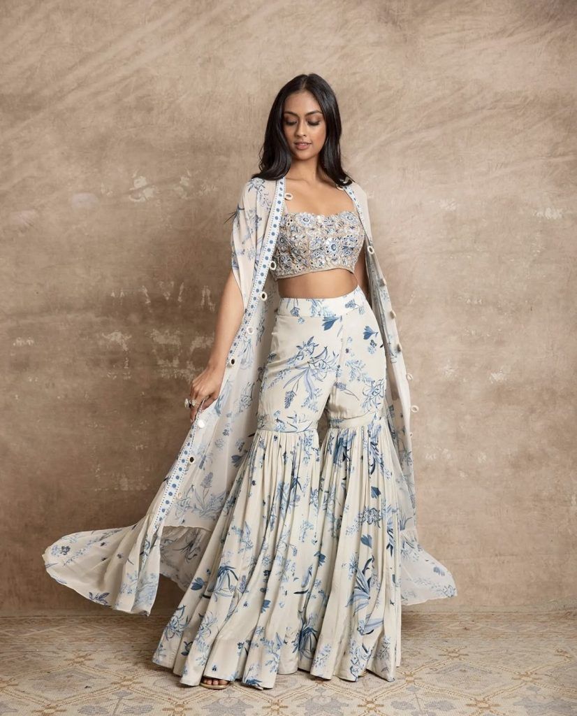Indo-western cape sets to cater to all your ethnic desires for the wedding season