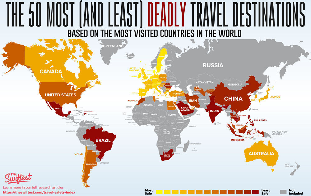 Singapore is the safest country in the world for international travel