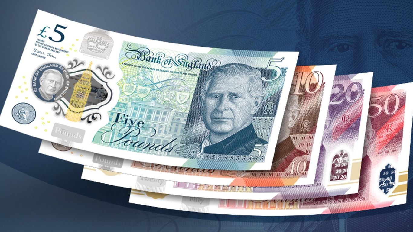 BoE unveils new UK currency notes specimen featuring King Charles