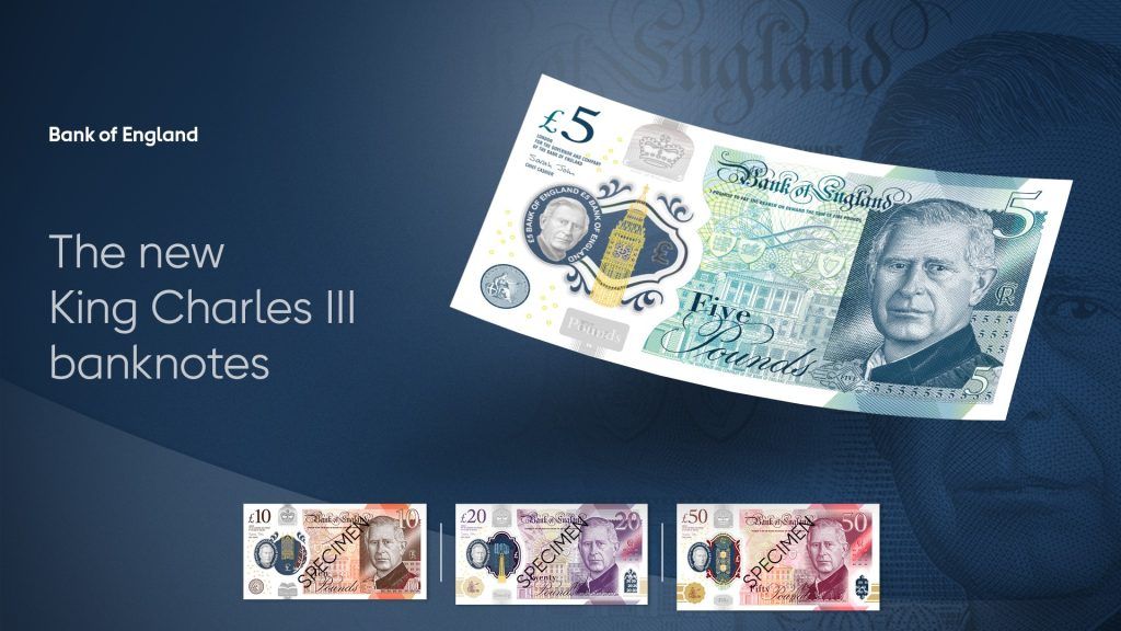BoE unveils new UK currency notes specimen featuring King Charles