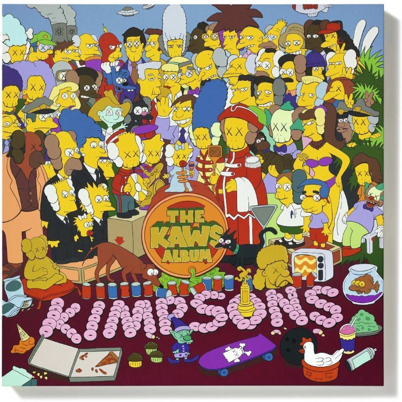 expensive KAWS auction