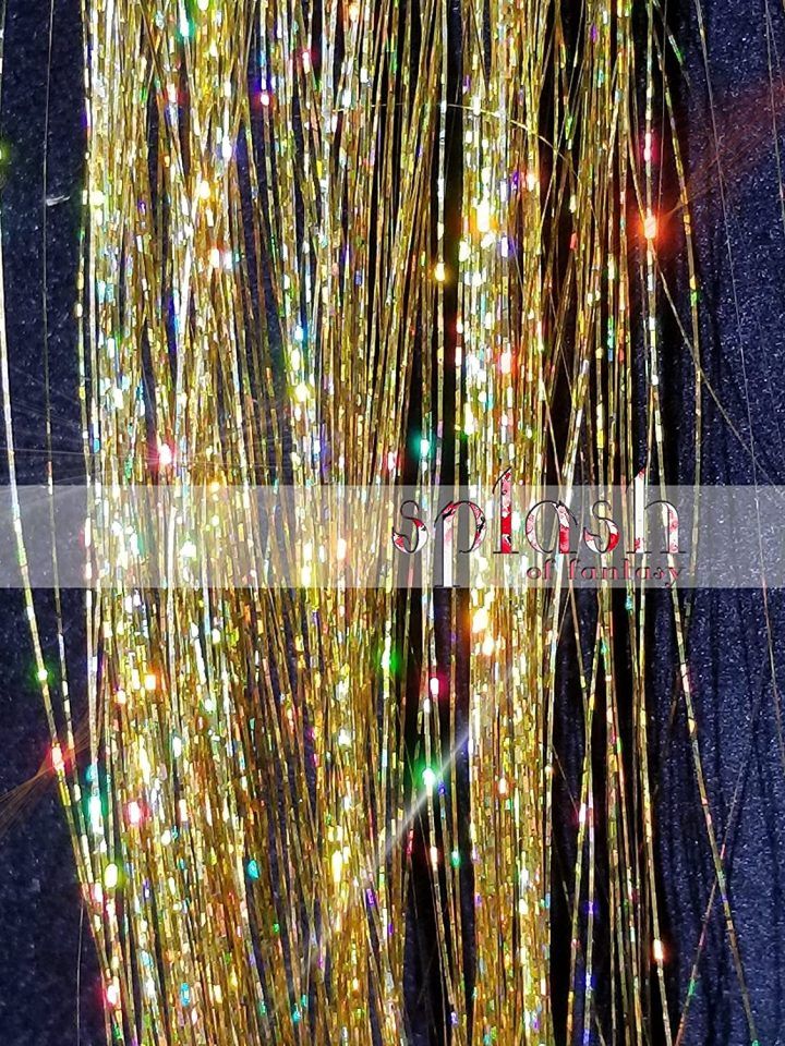 Tinsel hair is the latest glitzy trend sweeping the internet