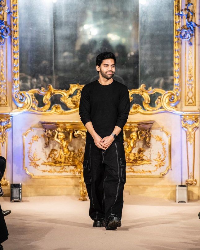 Couturier Dhruv Kapoor on his victory lap at the Milan Fashion Week