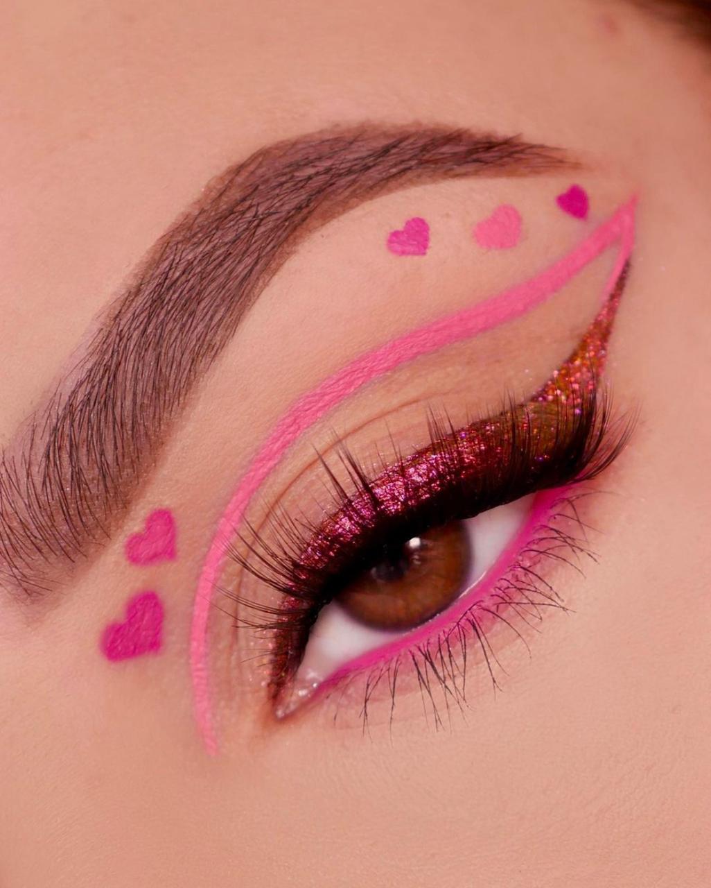 Valentine makeup ideas