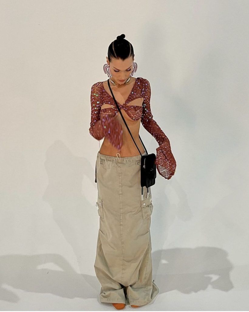 Cargo skirts are all set to make a comeback in the fashion scape
