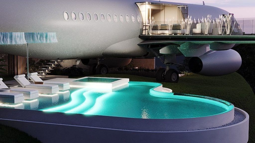 This abandoned Boeing 737 is being turned into a luxury villa in Bali