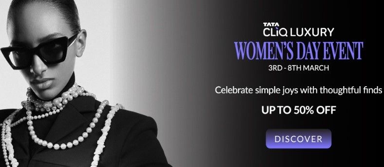 Tata Cliq Luxury Women's Day Sale