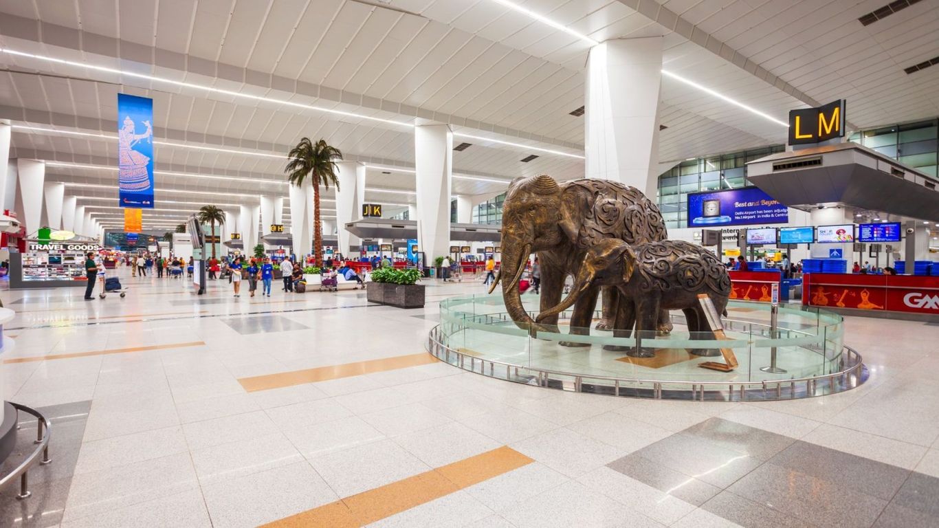 Delhi Airport is one of the cleanest in Asia