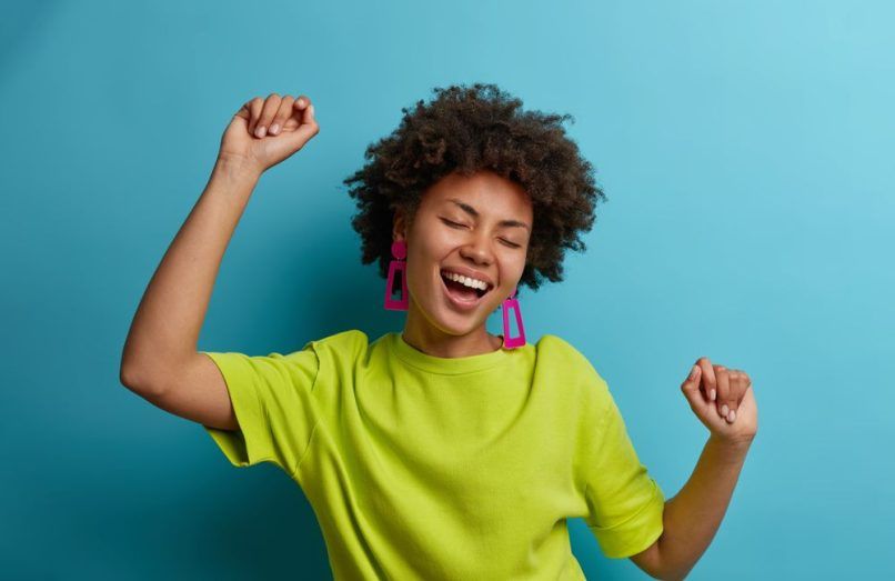 Energetic girl
