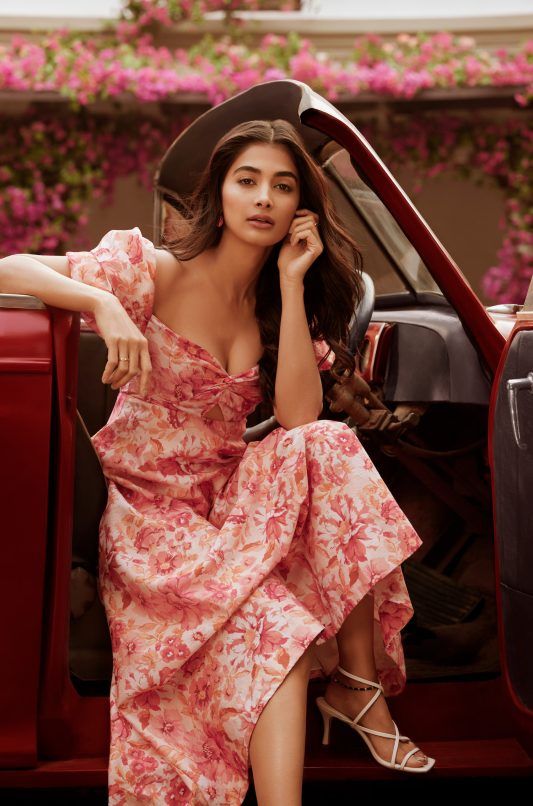 sachin and babi light blue dress Pooja Hegde's red cut-out gown serves as evidence of her ultra-chic fashion  choices : Bollywood News main image 1