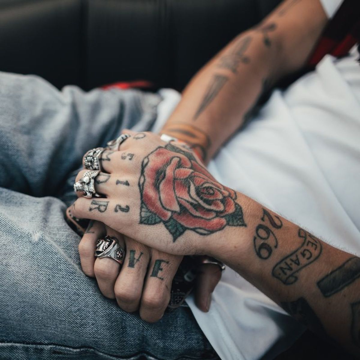 male celebrity wrist tattoos