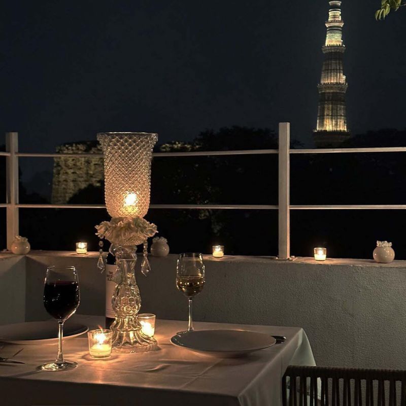 Tap into the fairy-tale side of the city with the 6 most romantic restaurants in Delhi