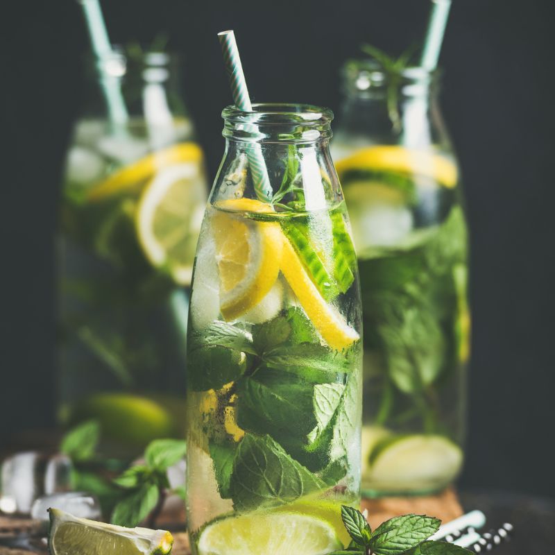 Mint infused hotsell water benefits