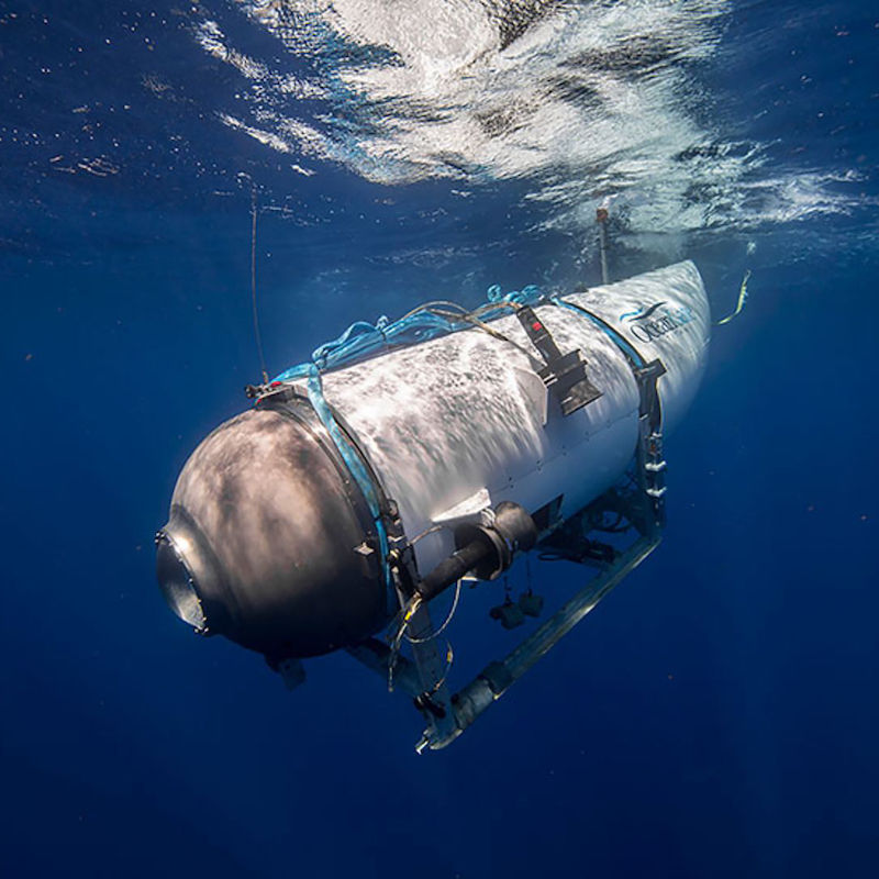 Search for Titan submersible en route to see the Titanic wreckage continues