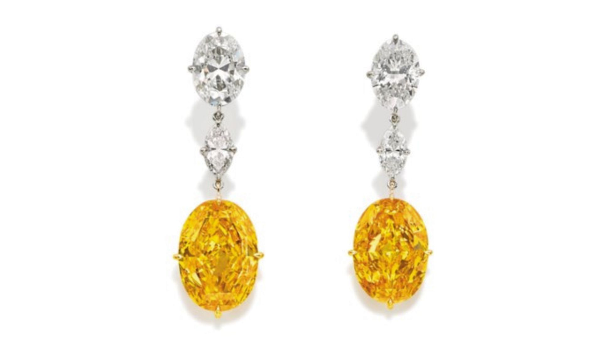 Expensive earrings- Oriental Sunrise