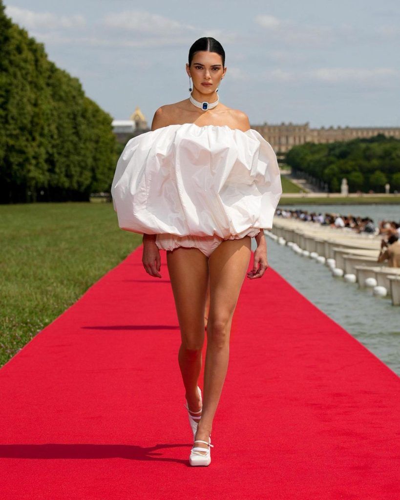 Jacquemus showcase at the Lake Versailles was a sight to behold