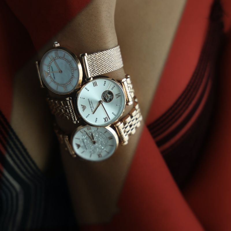 Glitter Sparkling Women's Wrist Watch Rose Gold Leather Bracelet  Ladies Gift Box | eBay