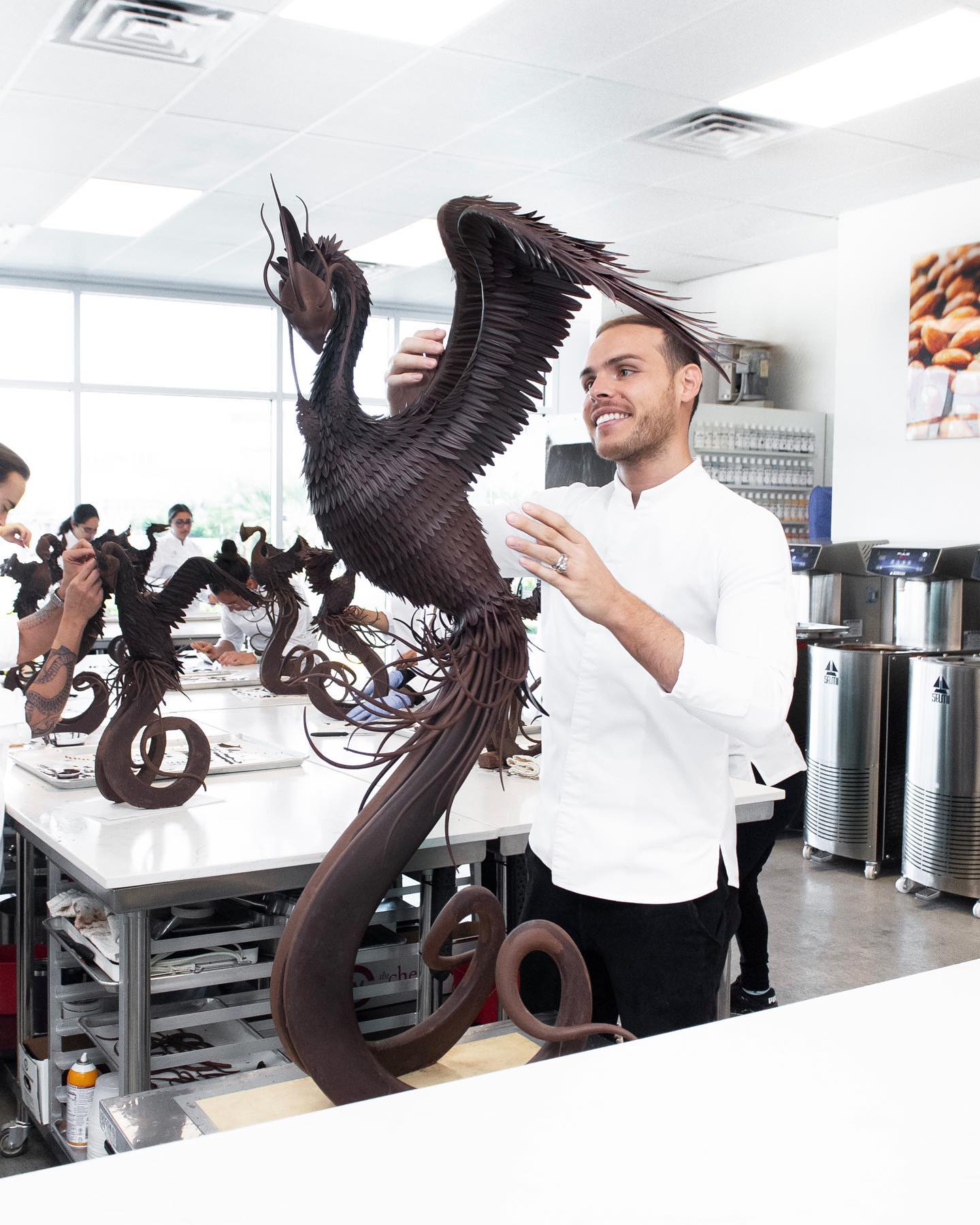 Pastry chef Amaury Guichon on his viral chocolate scuptures