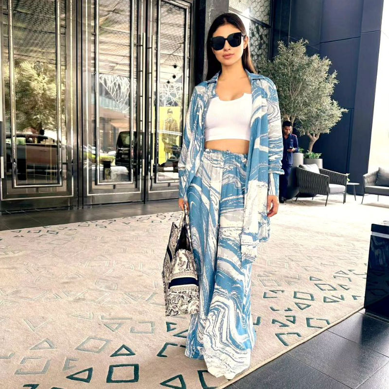 Mouni Roy dons INR 2.52 lakh Christian Dior bag with co-ord set