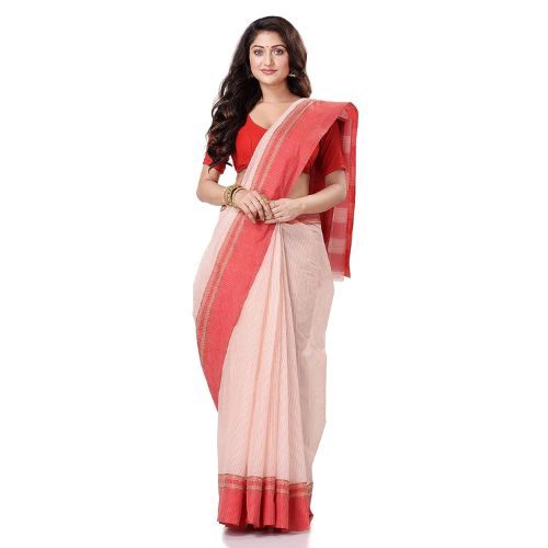 Exotic India Ivory Kasavu Sari from Kerala with Embroidered Paisleys -  Off-White: Buy Online at Best Price in UAE - Amazon.ae