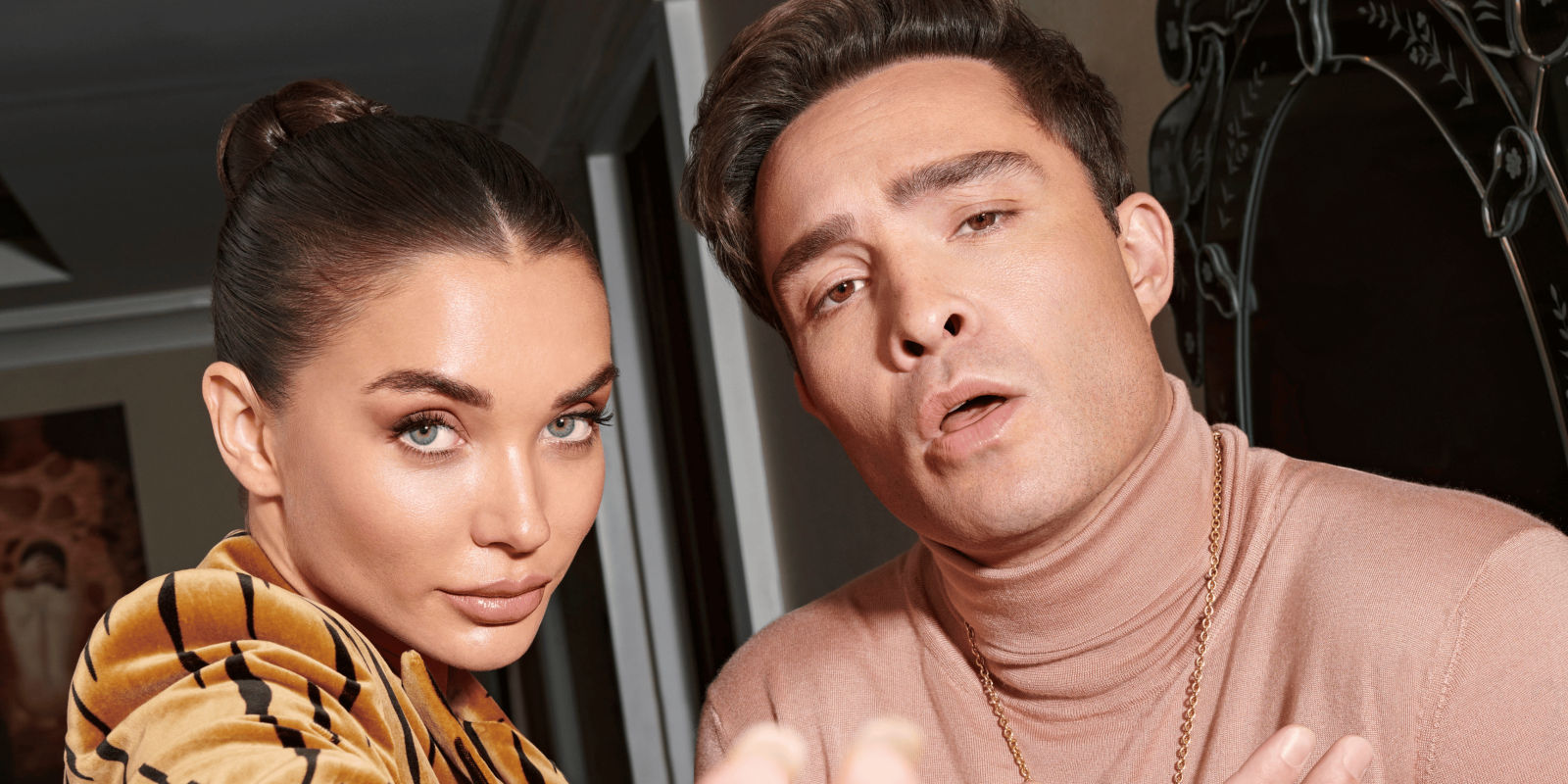 All inside images from our cover shoot with Amy Jackson and Ed Westwick