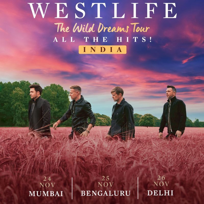 Pop phenomenon Westlife to make India groove with the Wild Dreams tour