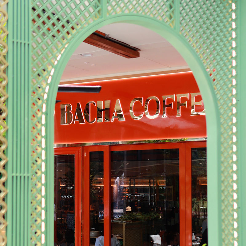 This is your exclusive glimpse into the first Bacha Coffee outlet in Malaysia