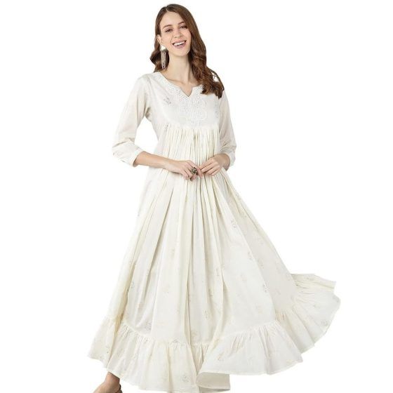 midi dress with sleeves ERDEM