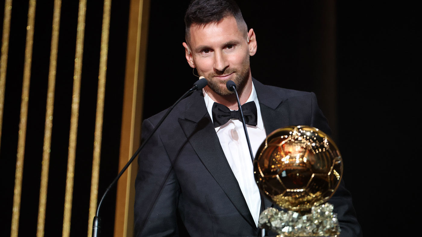 Lionel Messi wins Ballon d'Or for record eighth time