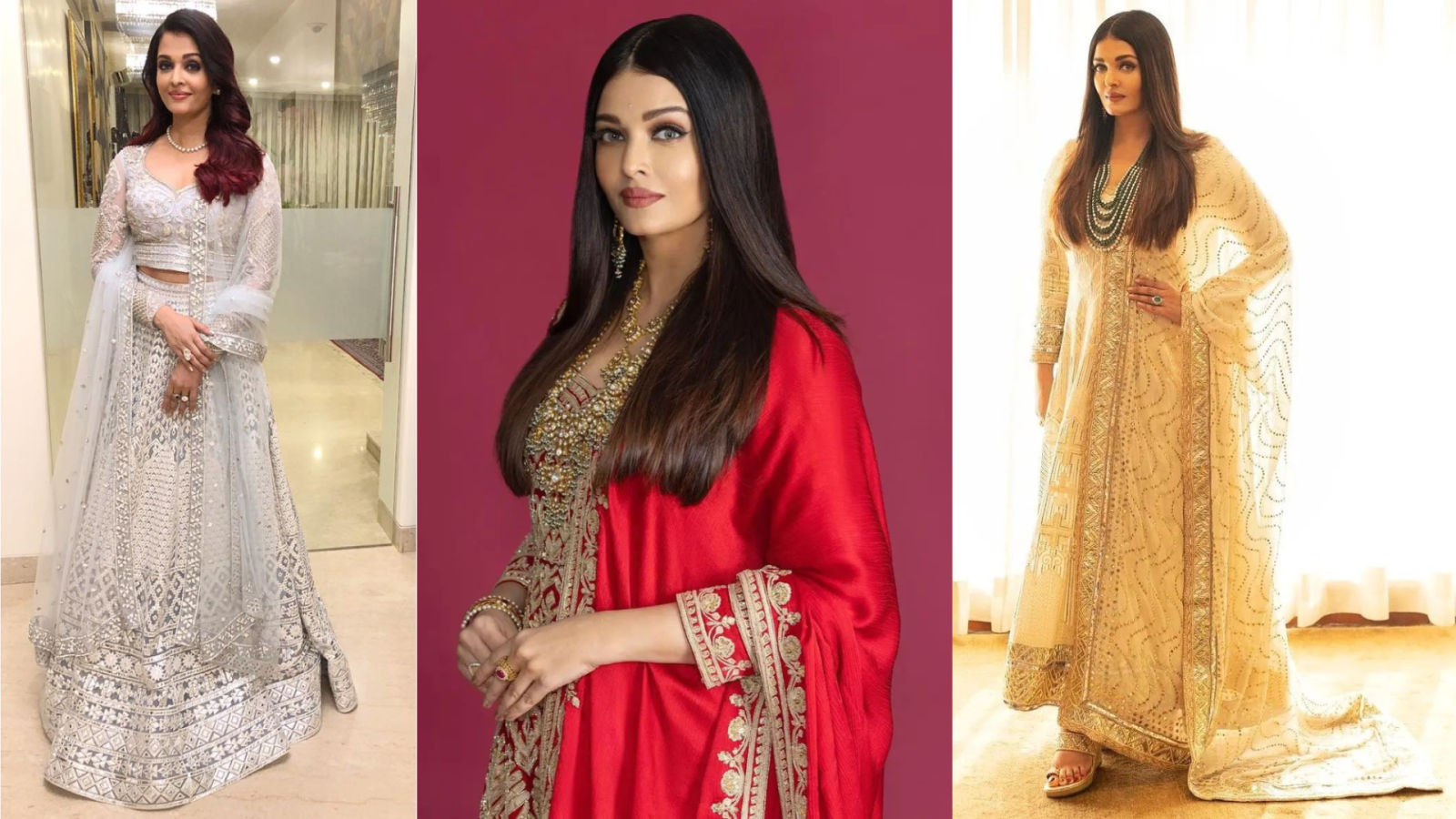 Aishwarya Rai Bachchan | Indian designer outfits, Indian fashion, Pakistani  dresses