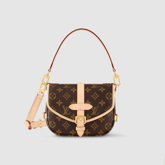 Louis_Vuitton Saddle Monogram Bag For Casual Wear