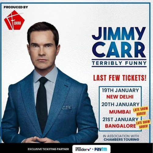 Jimmy Carr India Tour 2024: Dates, cities, venue, tickets, and more