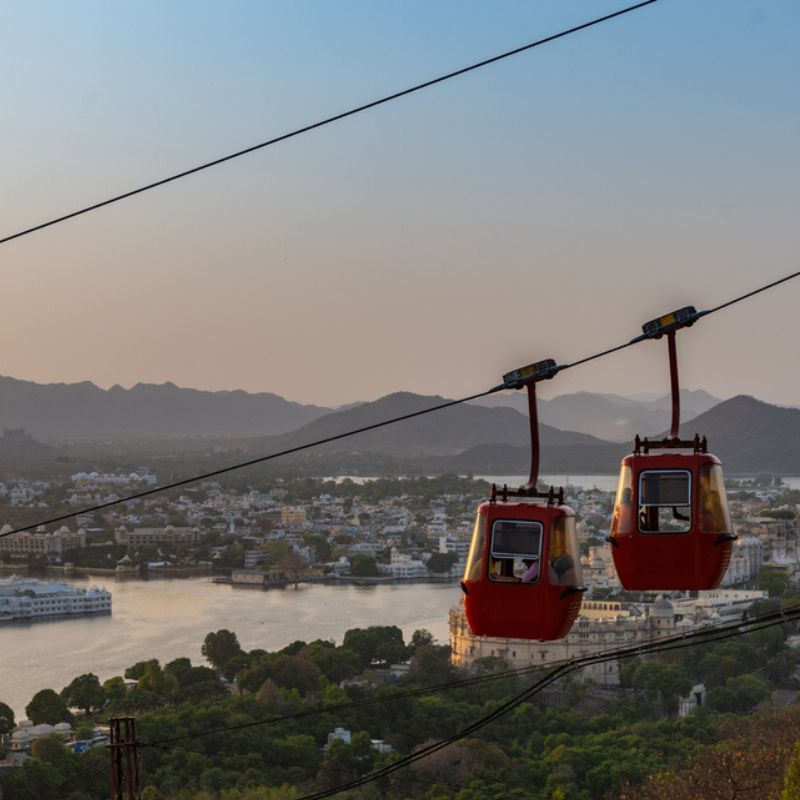 A dash of luxury: Udaipur’s new ropeway to popular temple offers city views like no other