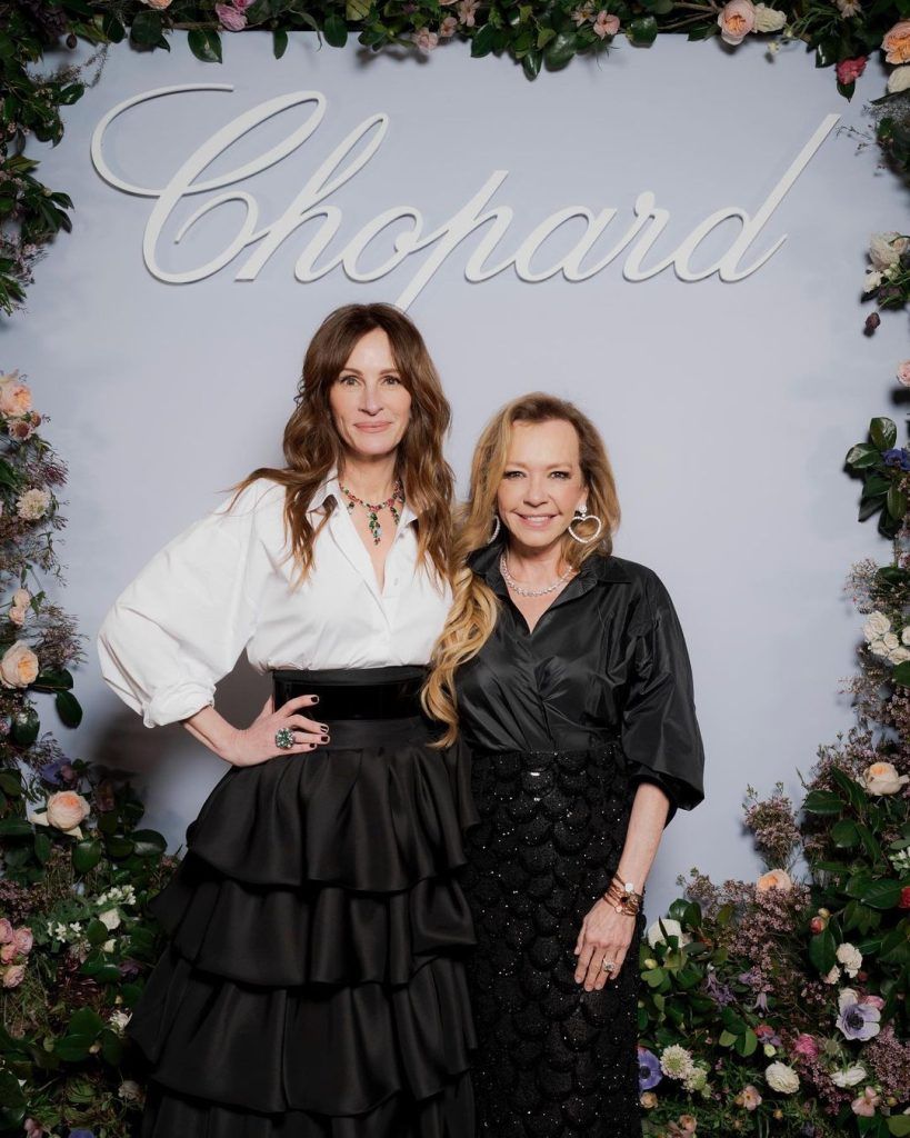 Julia Roberts x Chopard is a collection of emerald jewellery inspired by India