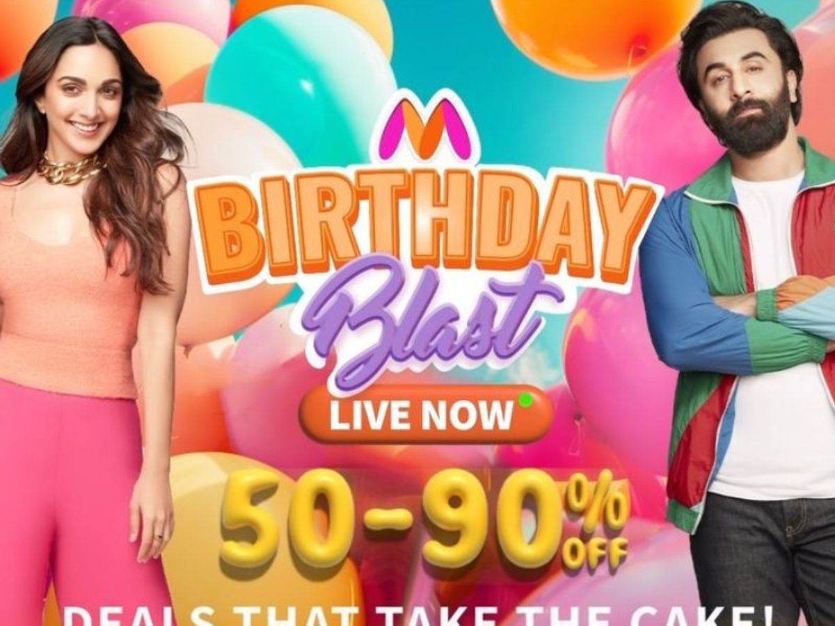 Myntra - And the celebrations begin!! 💥🎉 Myntra Birthday Sale is